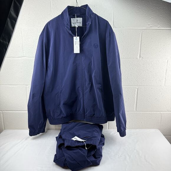 Sergio Tacchini Tracksuit XXL - Nico - Blue Eclipse, Embroidery, New With Tags - Picture 4 of 16
